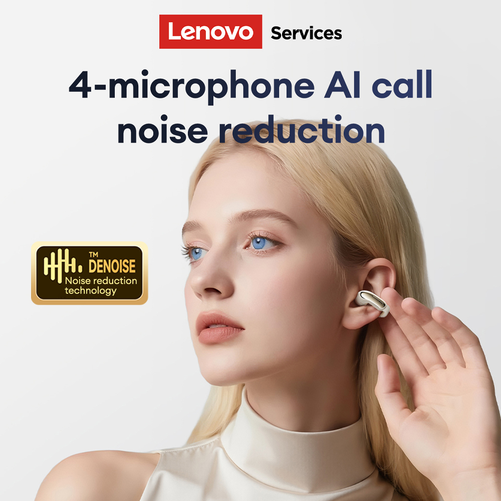 Lenovo LES-108 骨伝導 TWS イヤークリップ - Noise Cancelling Headphone のレビューと価格