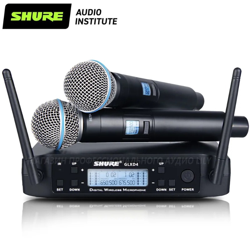 Shure GLXD4 BETA 58A プロフェッショナル - Shure Mic Sm58 のレビューと価格