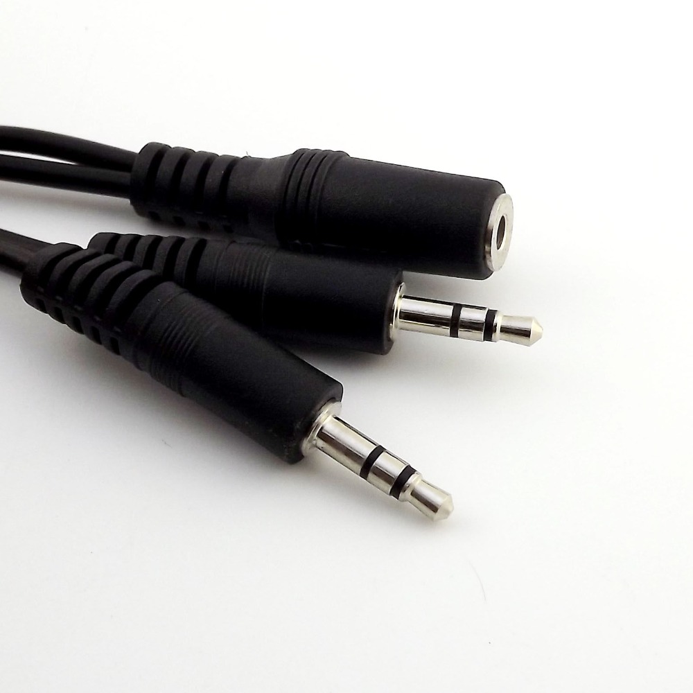 ヘッドフォン用補助スプリッターケーブル,1ピース,3.5mm - Audio Splitter Y のレビューと価格