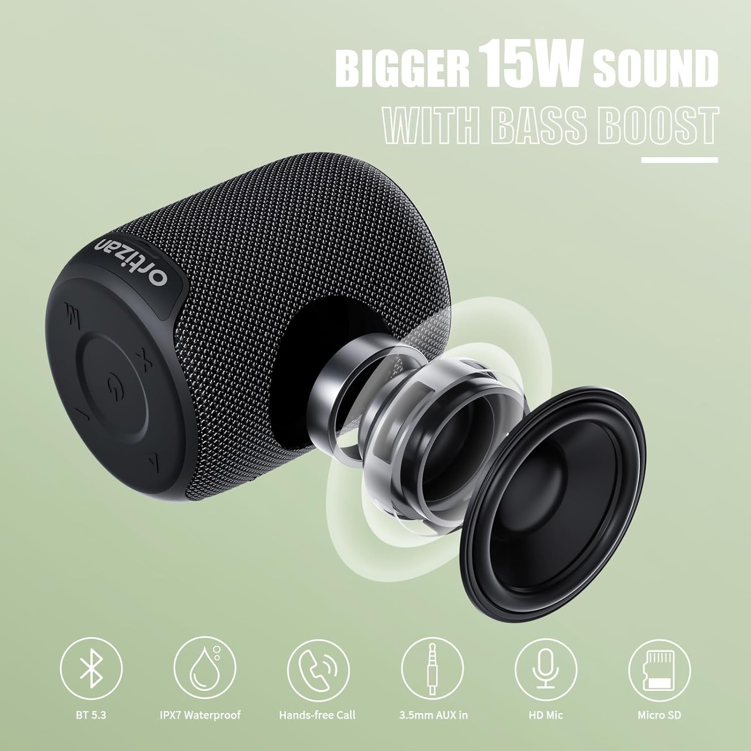 Ortizan-ポータブルワイヤレススピーカー,Blueto - Anker Speaker Soundcore Mini のレビューと価格