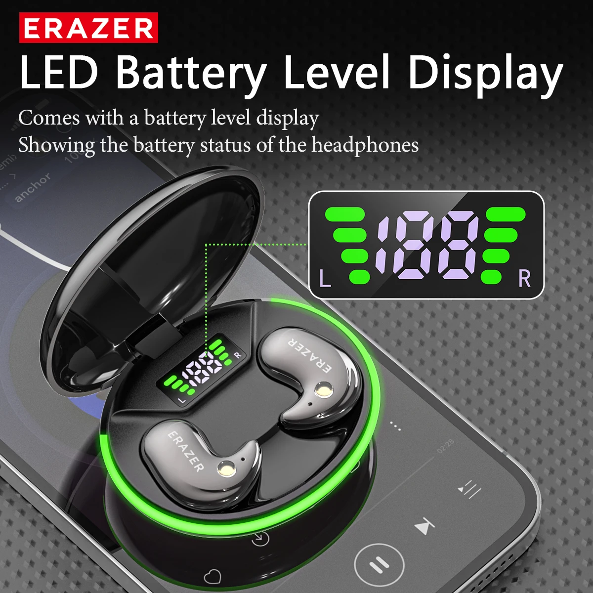 EARZER XF58 インイヤー型Bluetoothヘッド - Wireless Earbuds Tws のレビューと価格